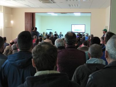 Reunión convocada el 19/11/2018 en Las Marismas de Lebrija S.C.A. con la colaboración de la oficina comarcal agraria “OCA Las Marismas”