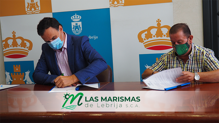 firma convenio las marismas de lebrija ayuntamiento covid19